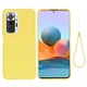 Силиконовый (TPU) чехол Deexe Silicone Case для Xiaomi Redmi Note 10 Pro - Yellow - изображение 2