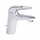 Cмеситель для раковины однорукояточный GROHE Eurostyle хром латунь с донным клапаном 33558003 - изображение 1