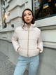 Зимова жіноча куртка дута коротка К&ML 0010 XS-S (42-44) Бежевий ( 0010 - 05) - зображення 1