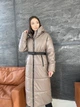 Зимнее пальто оверсайз из эко кожи K&ML 04 ( 42-48) Какао 04 - 02 - изображение 2