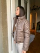Женская куртка из эко кожи K&ML 05 XS - S ( 42 - 44 ) Кофейный ( 05 - 04) - изображение 3