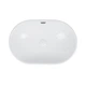 Умивальник Qtap Leo 590x400x170 White з донним клапаном QT11114028W - зображення 1