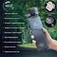 Спортивна Пляшка-Фляга для води WCG SPORT Tritan Grey 500 мл шейкер фітнес - зображення 6