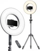 Набір блогера TaoTronics 14'' Selfie Ring Light, Dimmable LED Ring Light with 78'' Tripod Stand 36W 6500K (TT-CL030) - изображение 1