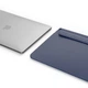 Чехол подставка для ноутбука из Эко-кожи WIWU Skin Pro Stand для MacBook Air / Pro 13-14 Blue (WP1304) - изображение 3
