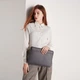 Чехол подставка для ноутбука из Эко-кожи WIWU Skin Pro Stand для MacBook Air / Pro 13-14 Gray (WP1303) - изображение 5
