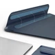 Чехол подставка для ноутбука из Эко-кожи WIWU Skin Pro Stand для MacBook Air / Pro 13-14 Blue (WP1304) - изображение 5