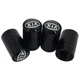Ковпачки на ніпель для Kia Alitek Long Black Кіа (4 шт) (67108) - зображення 1