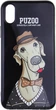 Etui PUZOO TPU Glossy Shiny Powder Art Dog do Apple iPhone X Black Bean (FSH57784) - obraz 1