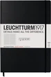 Блокнот Leuchtturm1917 Master Slim великий 22,5 х 31,5 см з нотним станом чорний - изображение 1