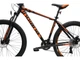Велосипед INDIANA X-Enduro M15 27.5" мужской Black/Orange - изображение 2