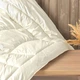 Одеяло Wool Premium шерстяное IDEIA зимнее 200х220 см, шерсть, натуральное, овечья шерсть, двойное, хлопок, супер теплое, натуральное щіл.400 - изображение 6