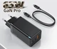 Зарядний пристрій Baseus GaN 2 PRO Quick Charger 65W (2 Type-C+USB) + кабель USB-C 100W для MacBook/iPad/iPhone/Android - зображення 1