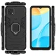 Чехол Fiji Ring для Oppo A15 / A15s бронированный бампер с кольцом черный - изображение 3