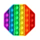 Іграшка антистрес поп іт pop it fidget попит popit круглий сімпл дімпл коло Beluck BLKpopК8 - зображення 1