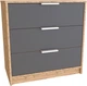 Комод DC Erin 3 Тахо/Графит ordf (DC121457) - изображение 1
