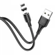 Кабель USB Hoco X52 Магнітний Lightning (2.4A) (1M) Чорний - зображення 3