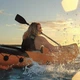 Надувная байдарка с веслами Bestway 321x88 см, Lite-Rapid X2 Kayak, Оранжевый (IP-170554) - изображение 2