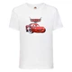 Футболка детская ТАЧКИ 009 (CARS) белая (CAR wh 009) 98 см - изображение 1