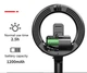 Тримач для селфі - монопод Selfie Stick L07 з кільцевою лампою 16 см для телефону (акумулятор, Bluetooth) - зображення 4
