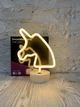 Неоновый светильник ночник Единорог настольная декоративная Neon Decoration Lamp Unicorn - Желтый - изображение 4