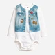 Дитячий комплект (боді + штани) для новонародженого хлопчика H&M HOM92145 50 см Різнокольоровий (hm_2000000328911) - зображення 2