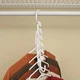 Вешалка для одежды Wonder hanger TRIPLES CLOSET Белая для економии места в шкафу - изображение 4