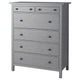 Комод HEMNES Ikea (Ікея) Колір Сірий, 803.924.62 - зображення 1