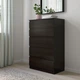 Комод Ikea (Ікея) KULLEN, Колір Темно -коричневий 403.936.61 - зображення 2