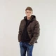 Пуховик Snowimage 52 коричневый 109A-4195 - изображение 6