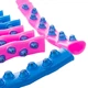 Обруч массажный хула хуп Hula Hoop My Fit MAGNETIC SP-Planeta 6008 диаметр 105 см Pink-Blue - изображение 3