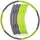 Обруч массажный хула хуп Hula Hoop SP-Planeta Sport K610 диаметр 100 см Green-Grey - изображение 1