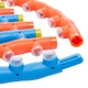 Обруч массажный хула хуп Hula Hoop MAGNETIC SP-Planeta Sport BY-021 диаметр 95 см Orange-Blue - изображение 3