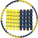 Обруч массажный хула хуп Hula Hoop MAGNETIC SP-Planeta Sport 6001 диаметр 101 см Black-Yellow - изображение 1