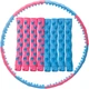 Обруч массажный хула хуп Hula Hoop MAGNETIC SP-Planeta 3002 диаметр 108 см Pink-Blue - изображение 1