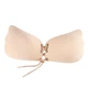 Бюстгальтер-неведимка Fly Bra с эффектом Рush Up Бежевый (D) - изображение 4