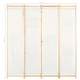Ширма з 4 секцій Shumee 160x170x4 см тканина кремова 248173 - изображение 8