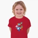 Детская футболка Робокар Поли (Robocar Poli) (25186-1618) 122-128 см Хлопок Красный - изображение 4