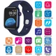 Розумний смарт годинник Smart Watch Series 6 HW22,, голосовий виклик, blue - зображення 1
