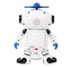 Танцующий робот Dancing Robot со световыми эффектами и музыкой Белый (3171) - изображение 3