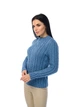 Свитер вязаный женский SVTR 414 50-52 (L) Джинсовый (0414505221) - изображение 2