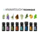 Набор смесей и чистых эфирных масел для ароматерапевтического массажа Aromatouch technique kit 8 шт по 5 мл и 115 мл кокосовое масло - изображение 3