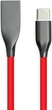 Кабель PowerPlant USB - Type-C силікон 2 м Червоний (CA911394) - зображення 1