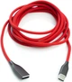 Кабель PowerPlant USB - Type-C силікон 2 м Червоний (CA911394) - зображення 2
