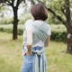 Трикотажный слинг-шарф Love & Carry - Фисташка Organic - изображение 3