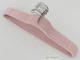 Набор 10 шт плечики вешалки Hanger BP45 45 см пудрового цвета бархатные флокированные - изображение 1