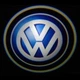 Підсвічування дверей авто з логотипом автомобіля VOLKSWAGEN (универсальна - врізна) G4 5вт LED LOGO - зображення 1
