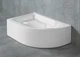 Ванна Radaway Mistra 170x110 см акриловая + ножки левосторонняя (WA1-07-170x110L) - изображение 2