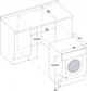Вбудована пральна машина WHIRLPOOL BI WDWG 75148 EU - зображення 4