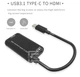 Адаптер Ewell MHL USB Type-C - HDMI, 1080p, 10 см (EW202) - зображення 3
